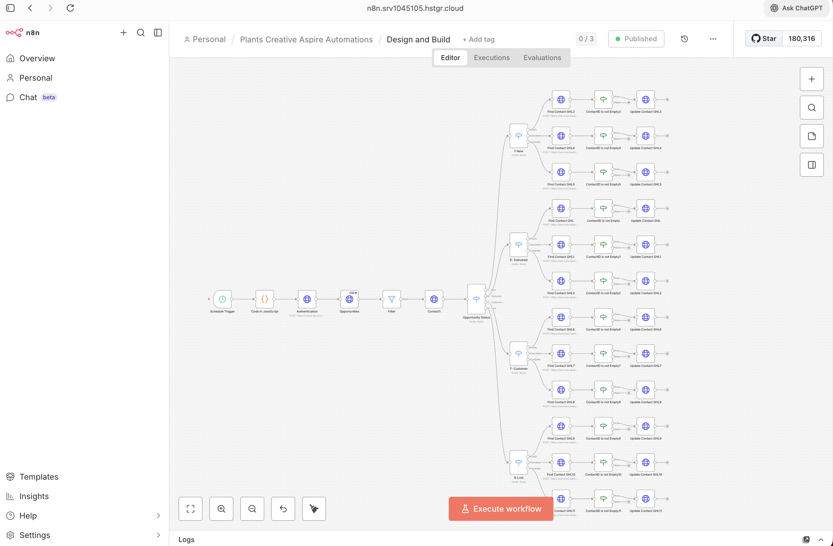 n8n workflow - Design and Build