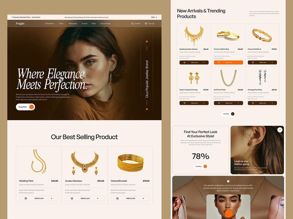 Fraglix — Jewelry e-commerce